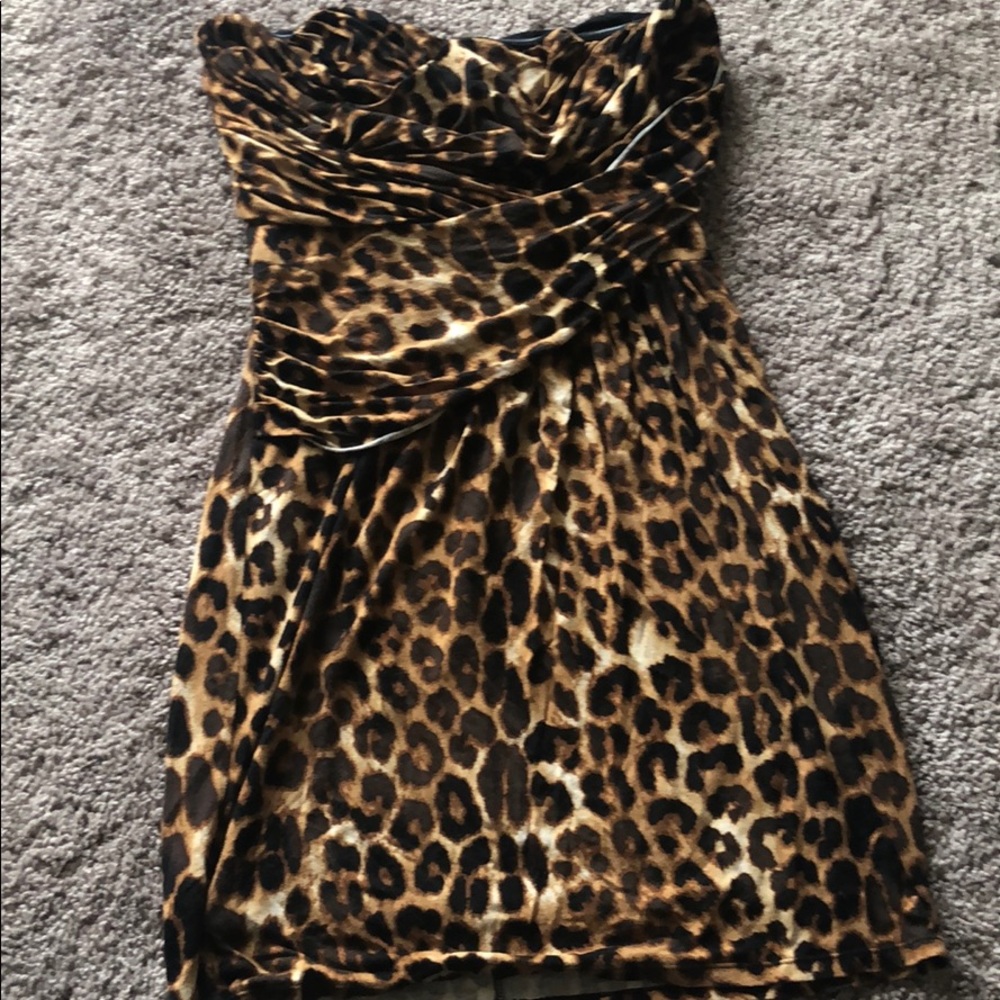 Cheetah print dress
